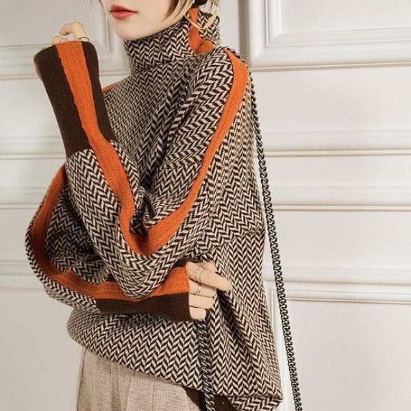 Women's Jumper - Striped Knit Style - view 4