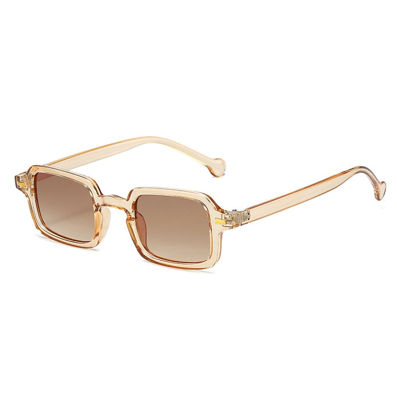 Women's Square Sunglasses – Anti-Scratch UV Protection – back view