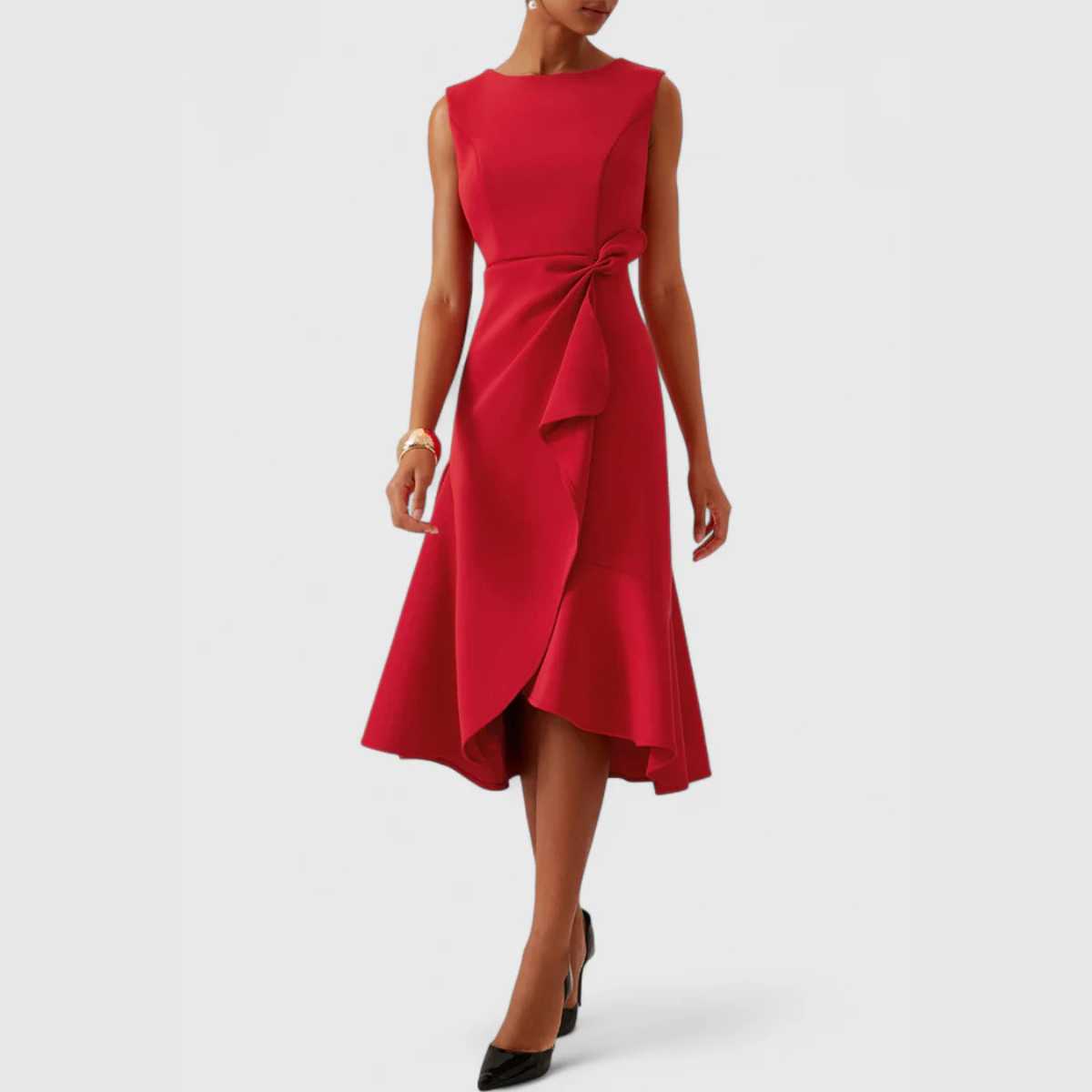 Women's Dress - Flattering Fit in Navy Blue