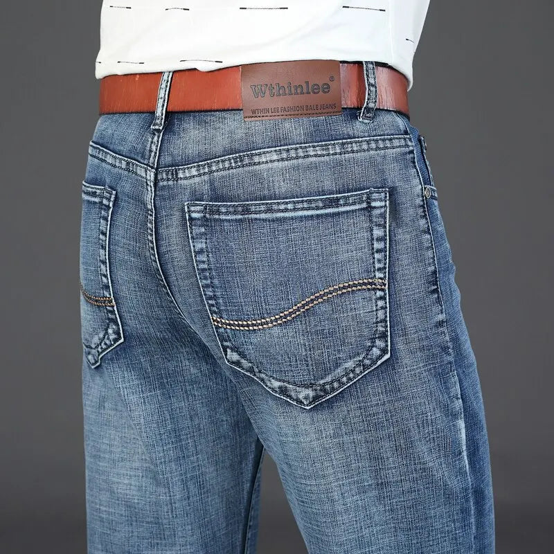 Men's Slim Fit Jeans - Four Colourways - product view | SAINT DOR