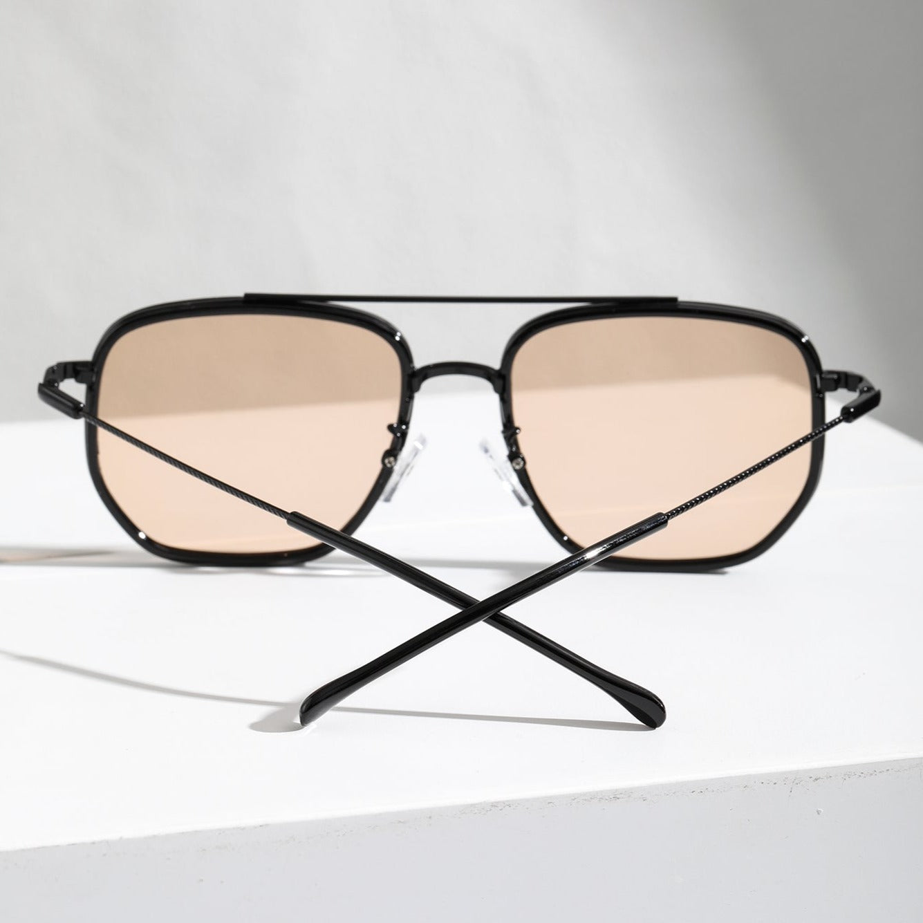 Women's Felina Polished Metal Sunglasses – UV400 Style – alternative view