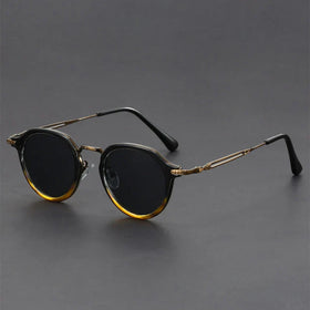 Unisex Bruno Classic Metal Sunglasses – UV400 Everyday – front view