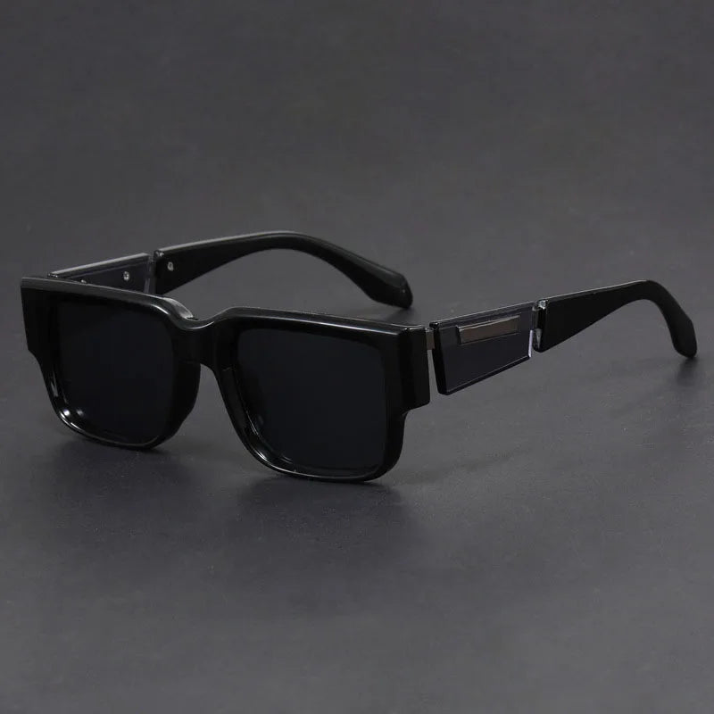 Unisex Madox Square Sunglasses – Retro Anti-Reflective UV – product view