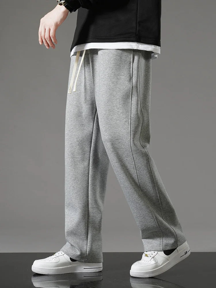 Men's Relaxed Fit Casual Joggers - back view | SAINT DOR