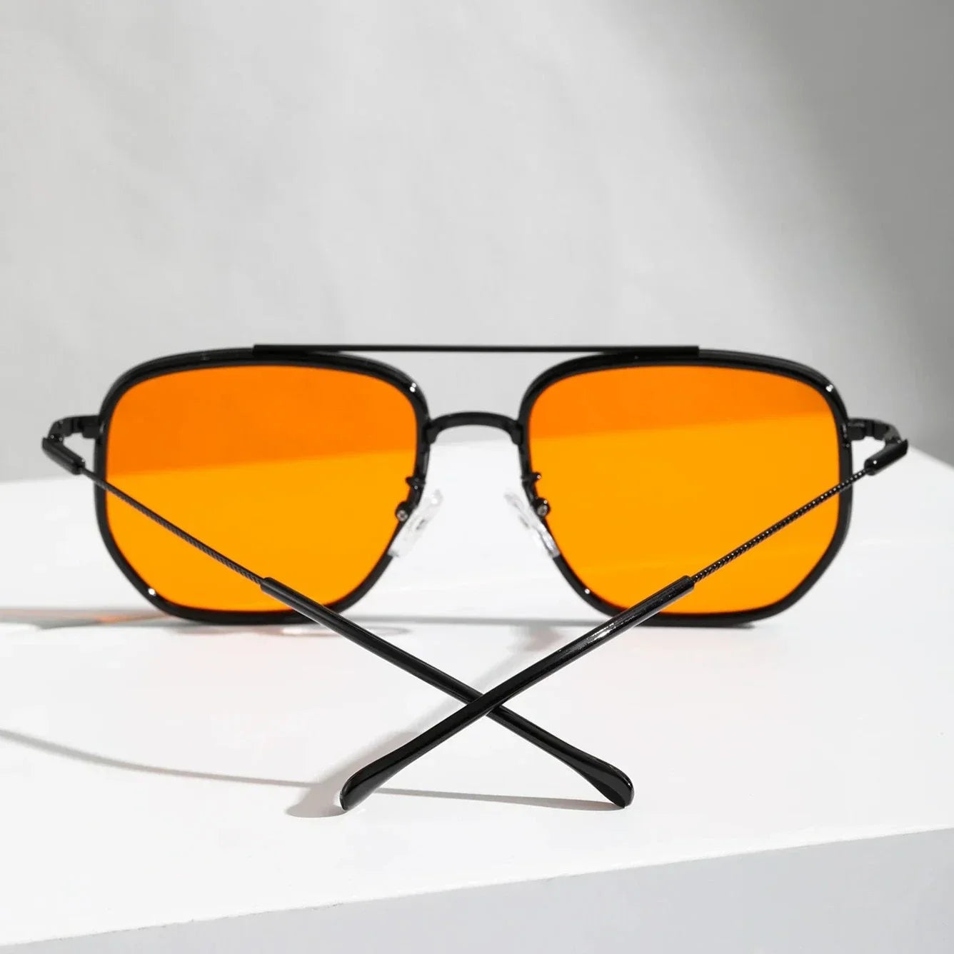 Women's Felina Polished Metal Sunglasses – UV400 Style – lifestyle shot