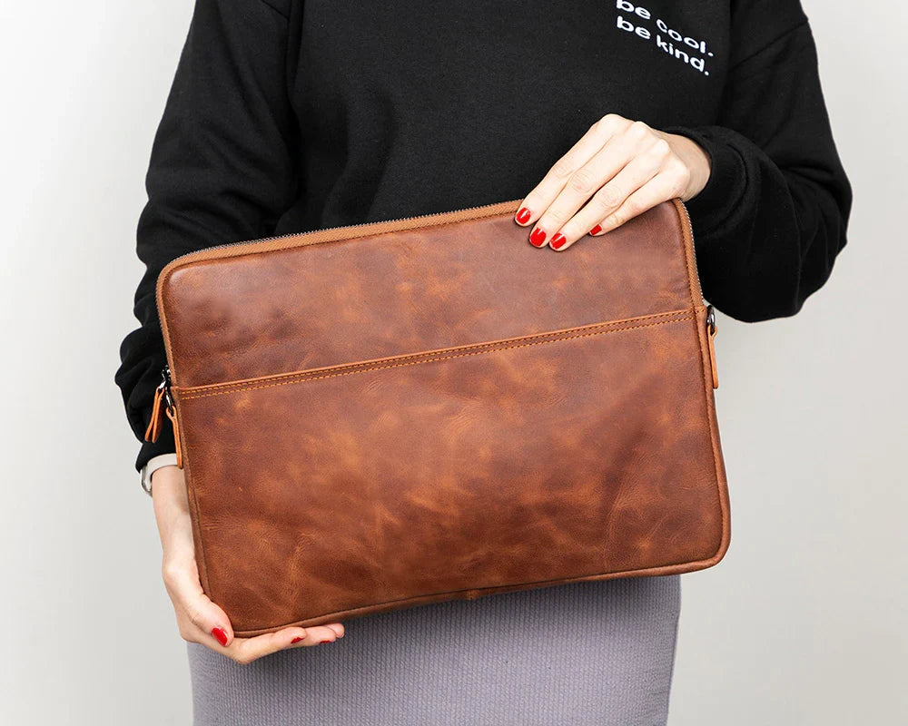 Laptop & Tablet Sleeve – Genuine leather – view 17