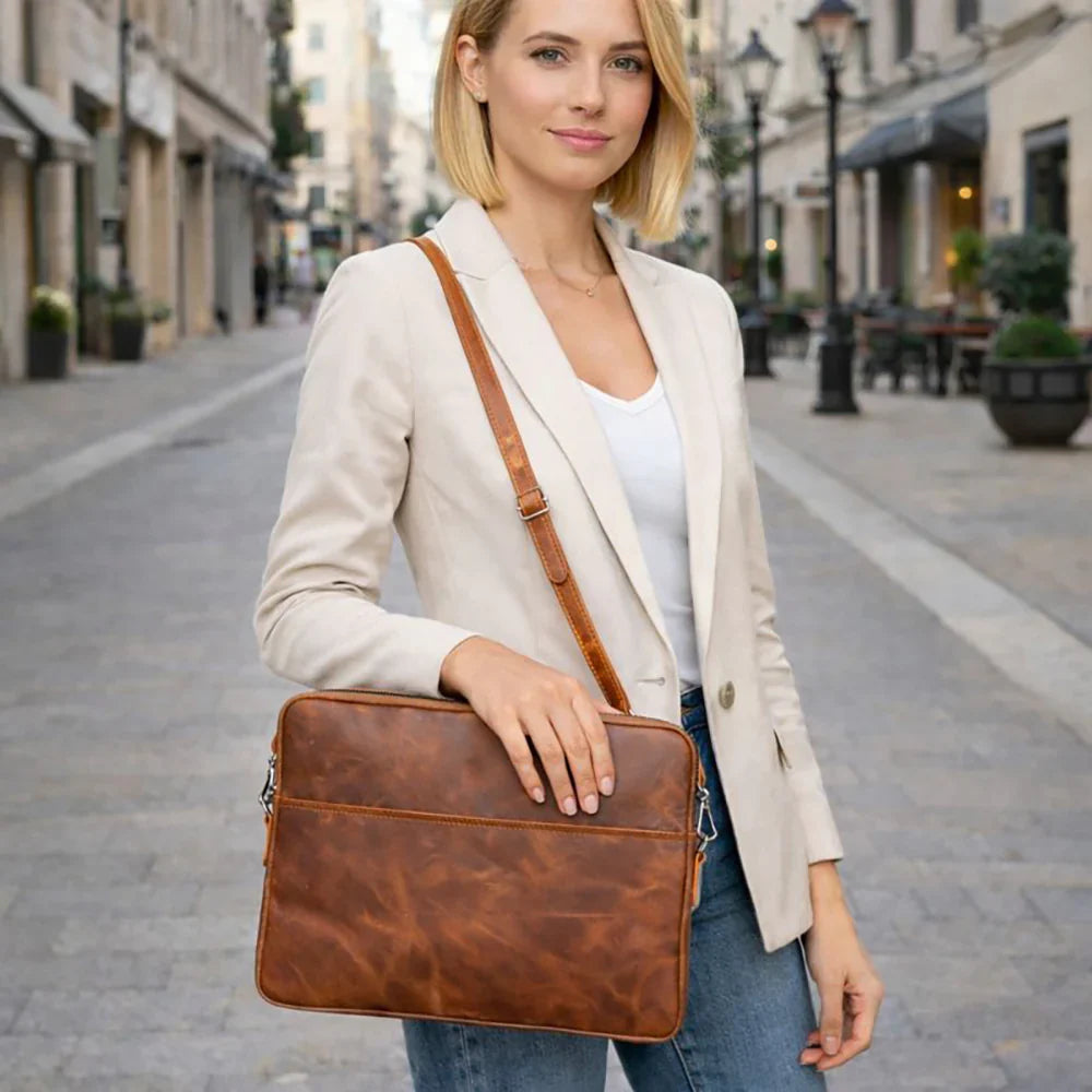 Laptop & Tablet Sleeve – Genuine leather – view 19