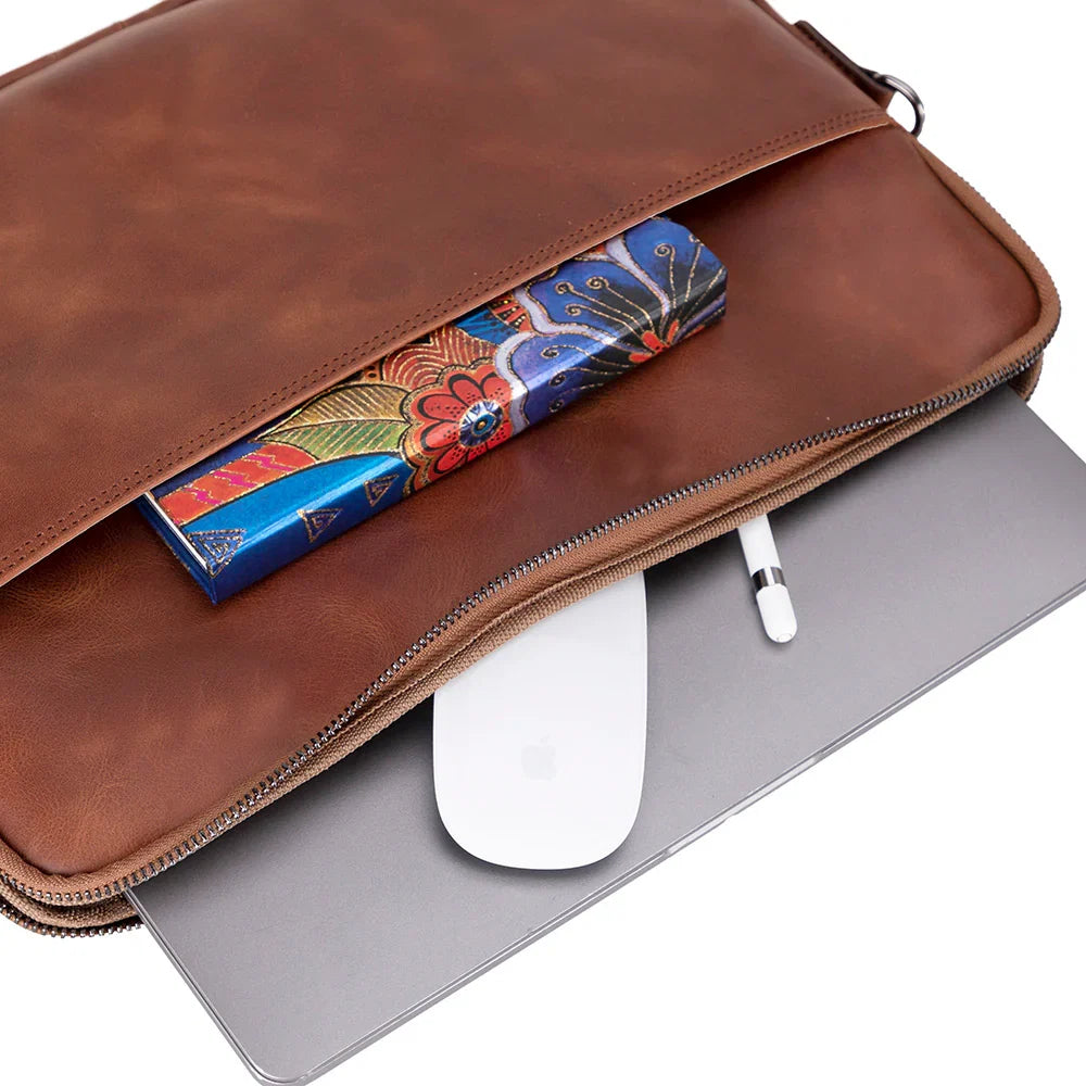 Laptop & Tablet Sleeve – Genuine leather – view 8