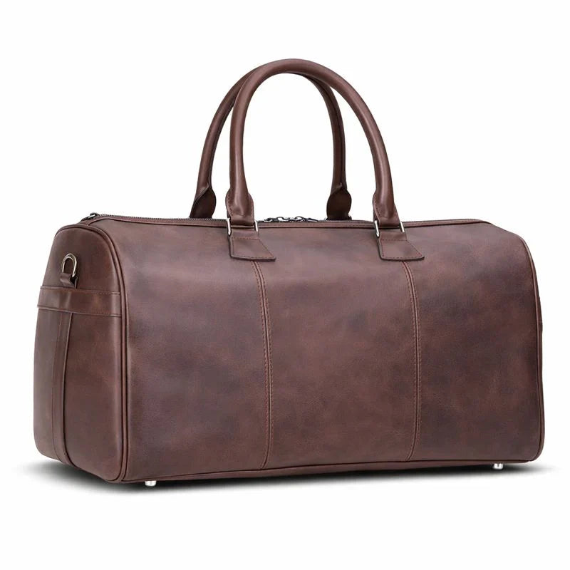 Leather Weekend Bag – Full-grain leather – view 14