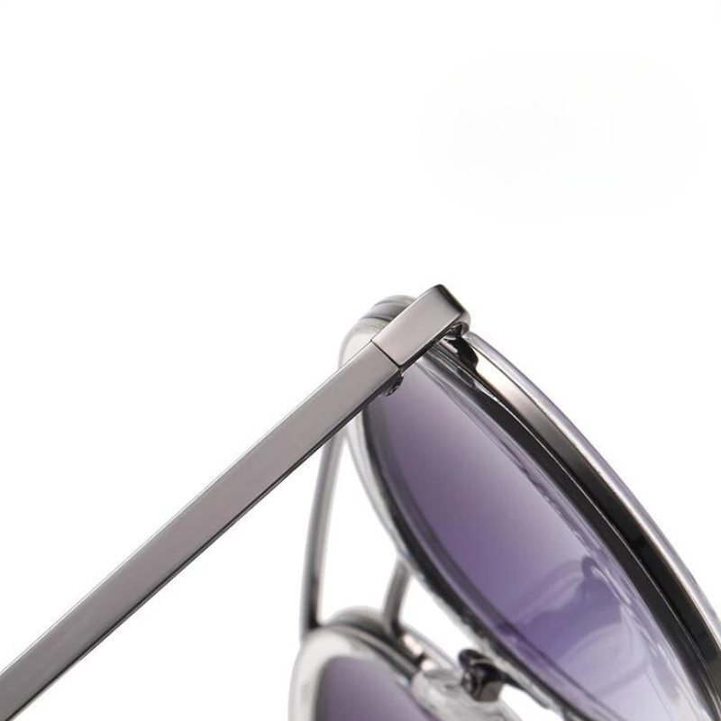Women's Nabula Round Sunglasses – Lightweight Aluminium UV – lifestyle shot