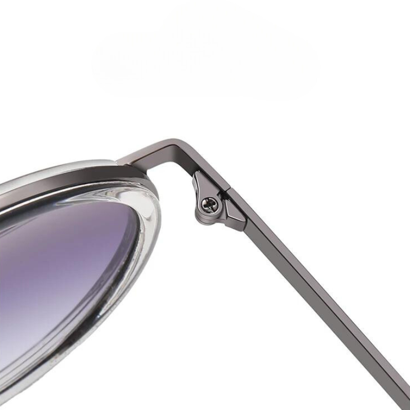Women's Nabula Round Sunglasses – Lightweight Aluminium UV – full length view