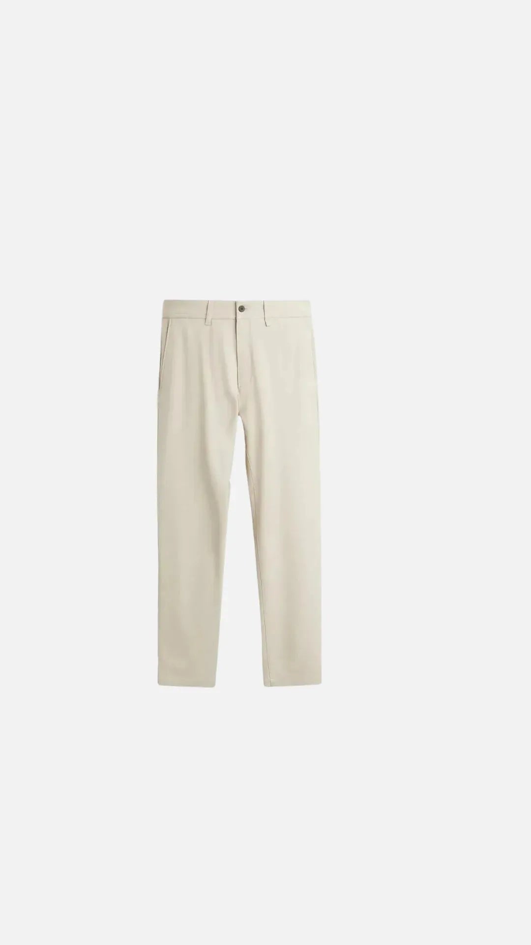 Men's Slim Fit Stretch Trousers - Extended Sizes - front view | SAINT DOR