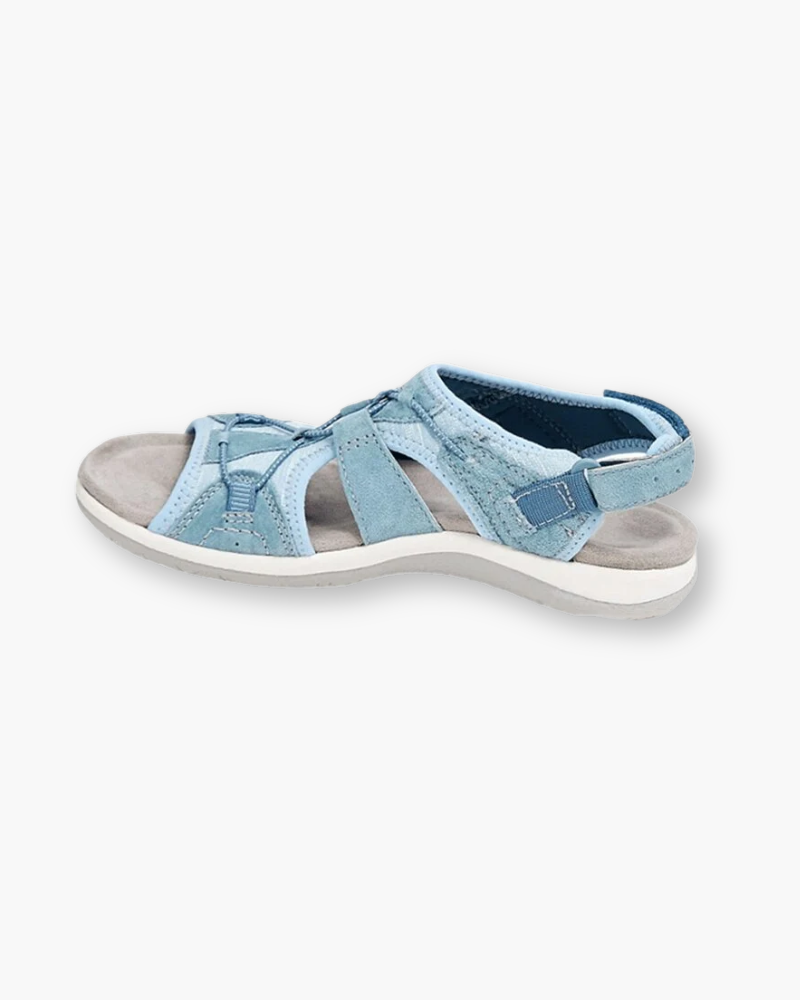 Women's breathable sandals with ergonomic footbed – Saint Dor UK – front view