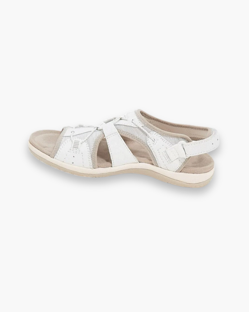 Women's breathable sandals with ergonomic footbed – Saint Dor UK – detail view