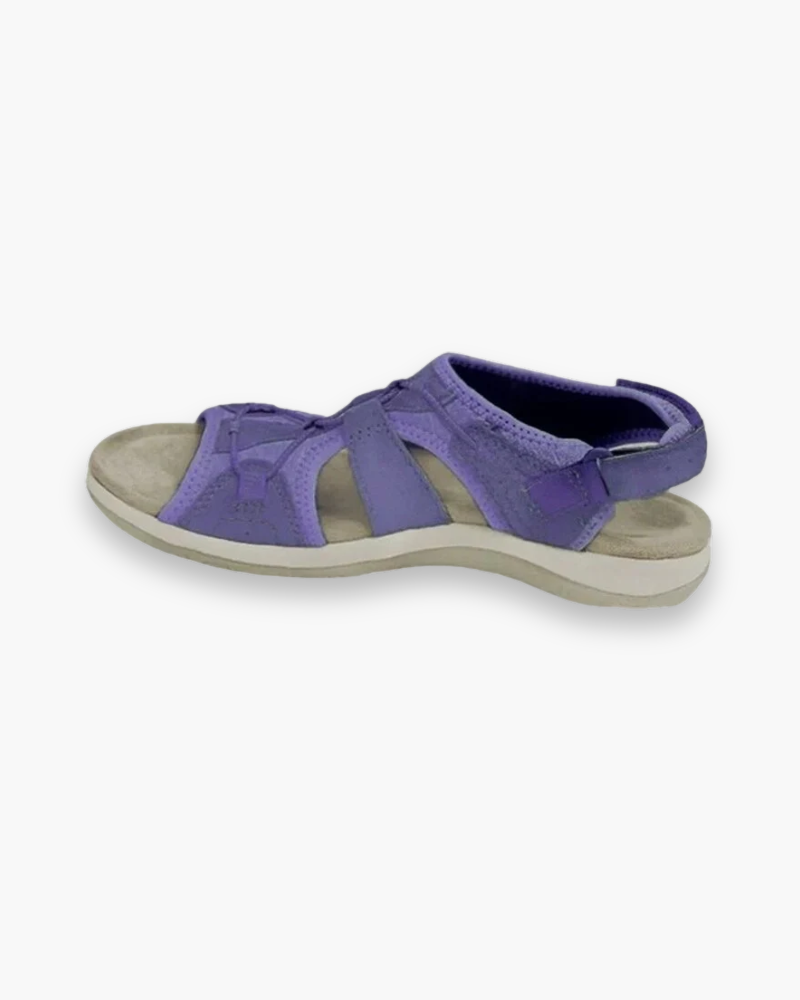 Women's breathable sandals with ergonomic footbed – Saint Dor UK – flat lay