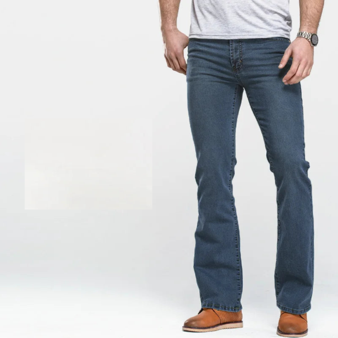 Men's Comfortable Jeans - Extended Sizes - lifestyle view | SAINT DOR