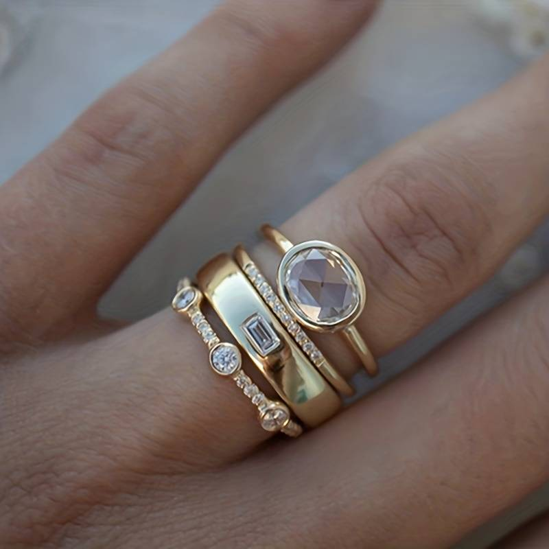 Women's Ring Set - set of three stacking rings