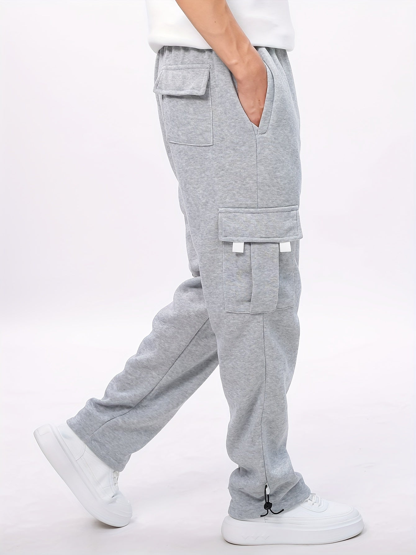 Men's Cargo Joggers - front view | SAINT DOR