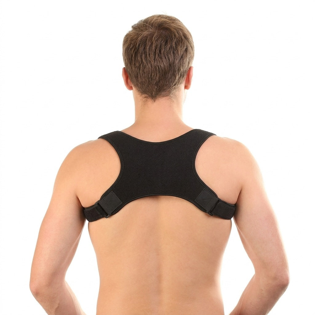 Adjustable posture corrector for the back and shoulders, worn on the back - view 3