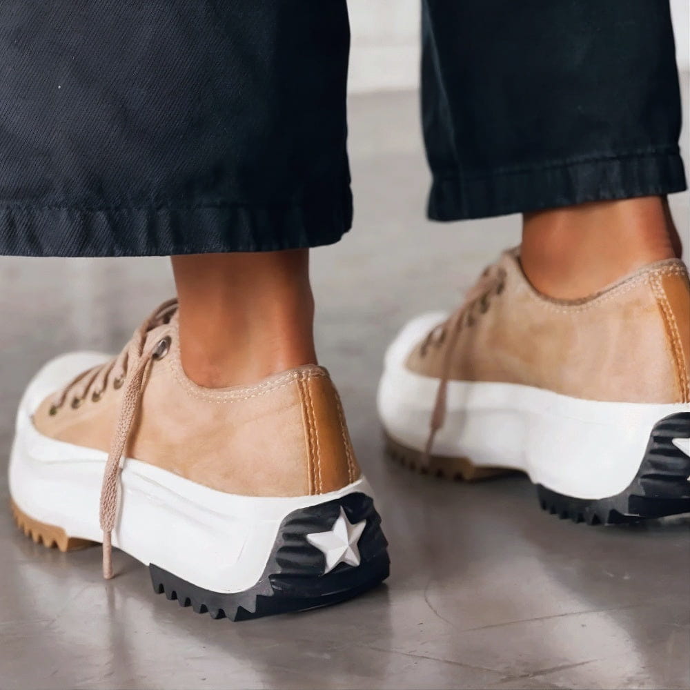 Women's Trainers - Cushioned Everyday Trainers in Brown