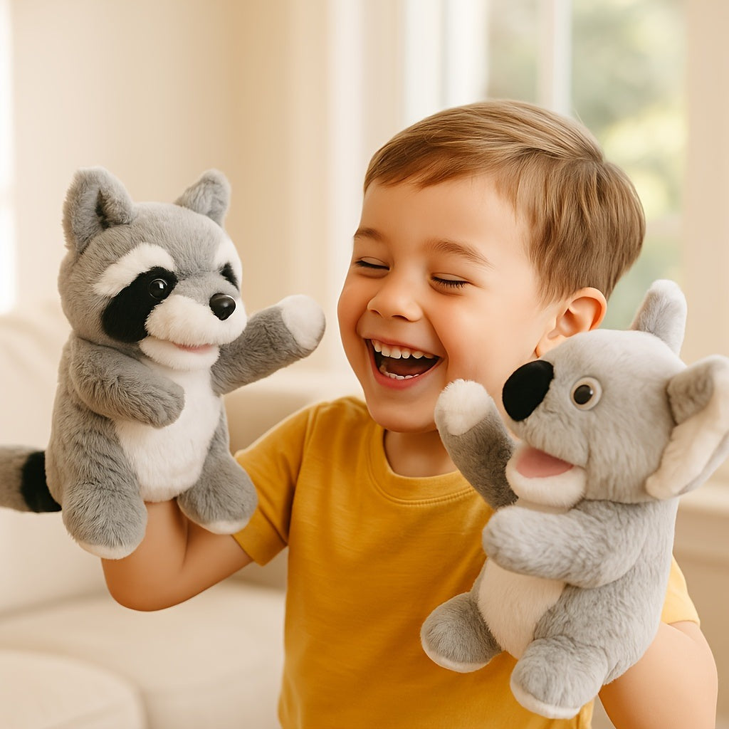 25 cm animal hand puppet soft toy