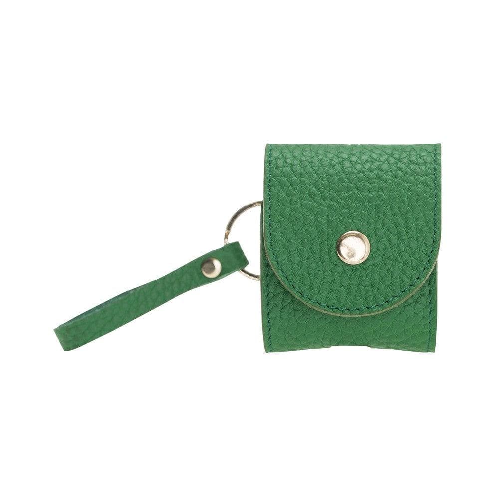 Leather AirPods 1/2 Case in Celadon