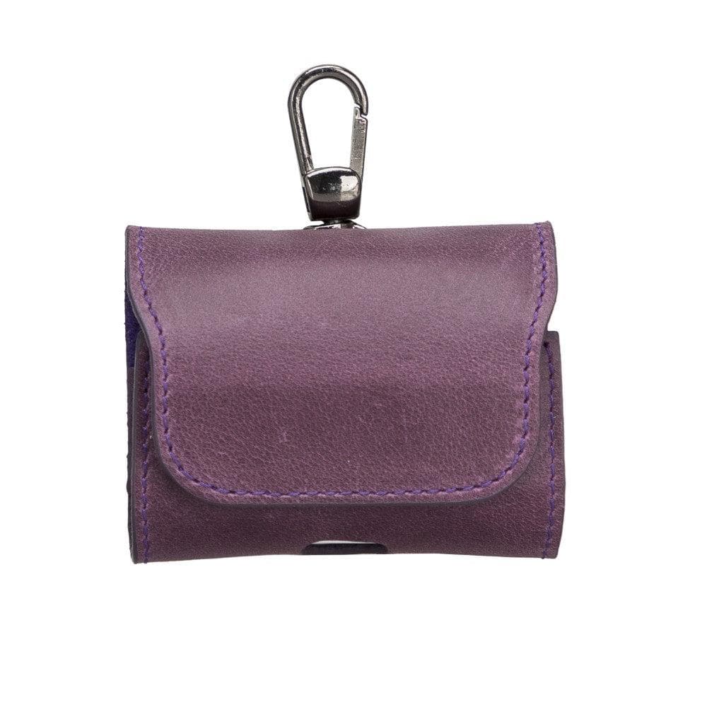 Leather AirPods Pro Case in Purple