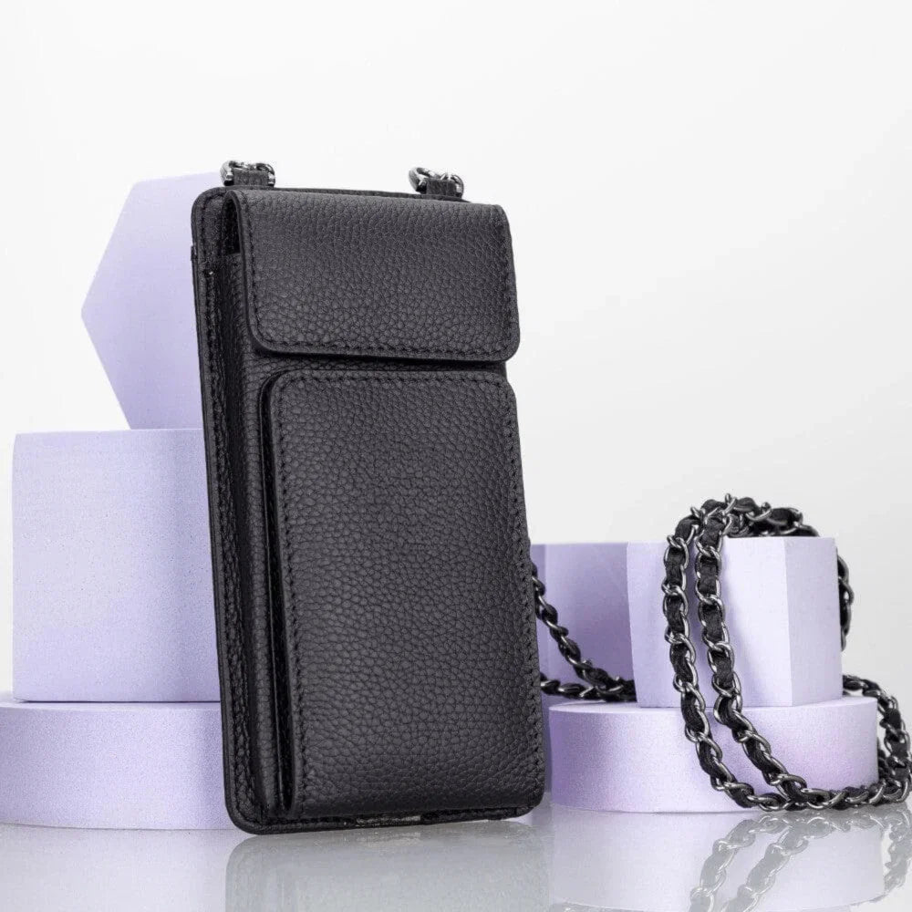 Leather Crossbody Phone Bag - 9 Colours