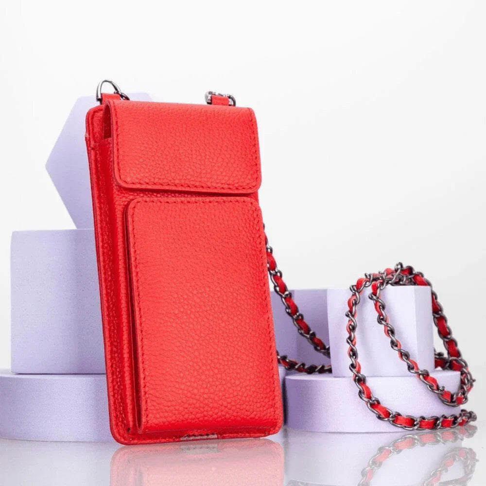 Leather Crossbody Phone Bag – Genuine leather – view 8