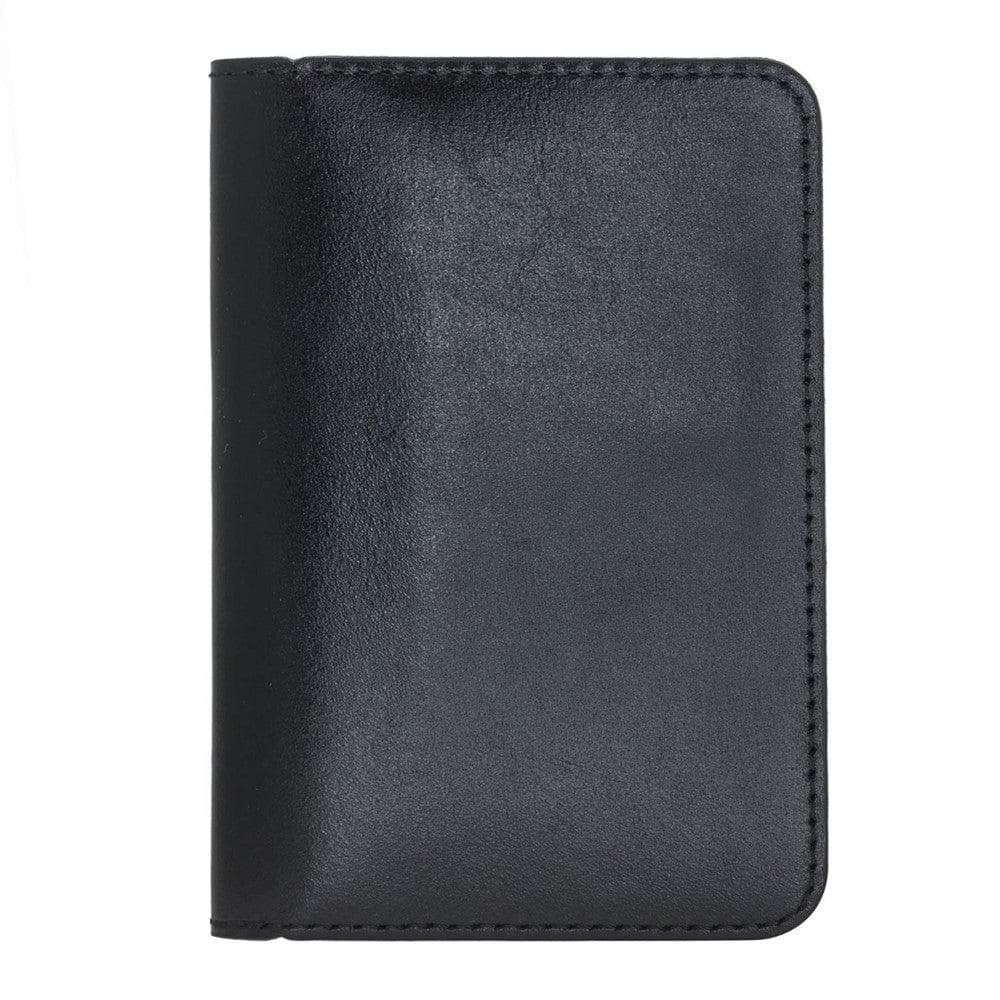 Leather Card Holder in Black