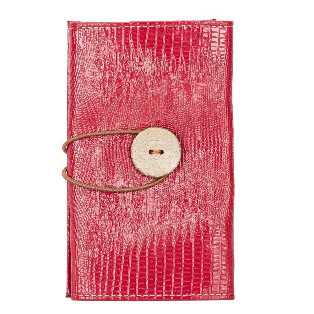 PU Leather Cable Organiser in Holly Green