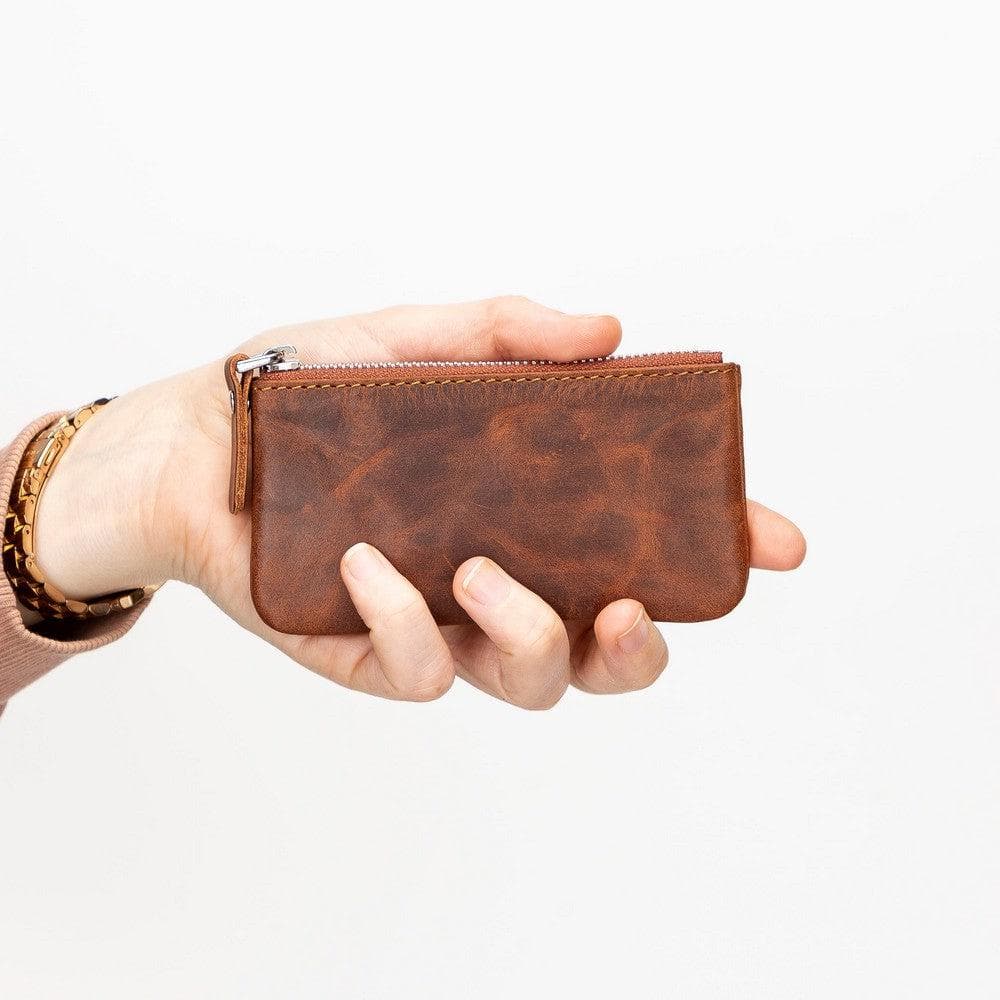 Leather Card Holder in full-grain leather