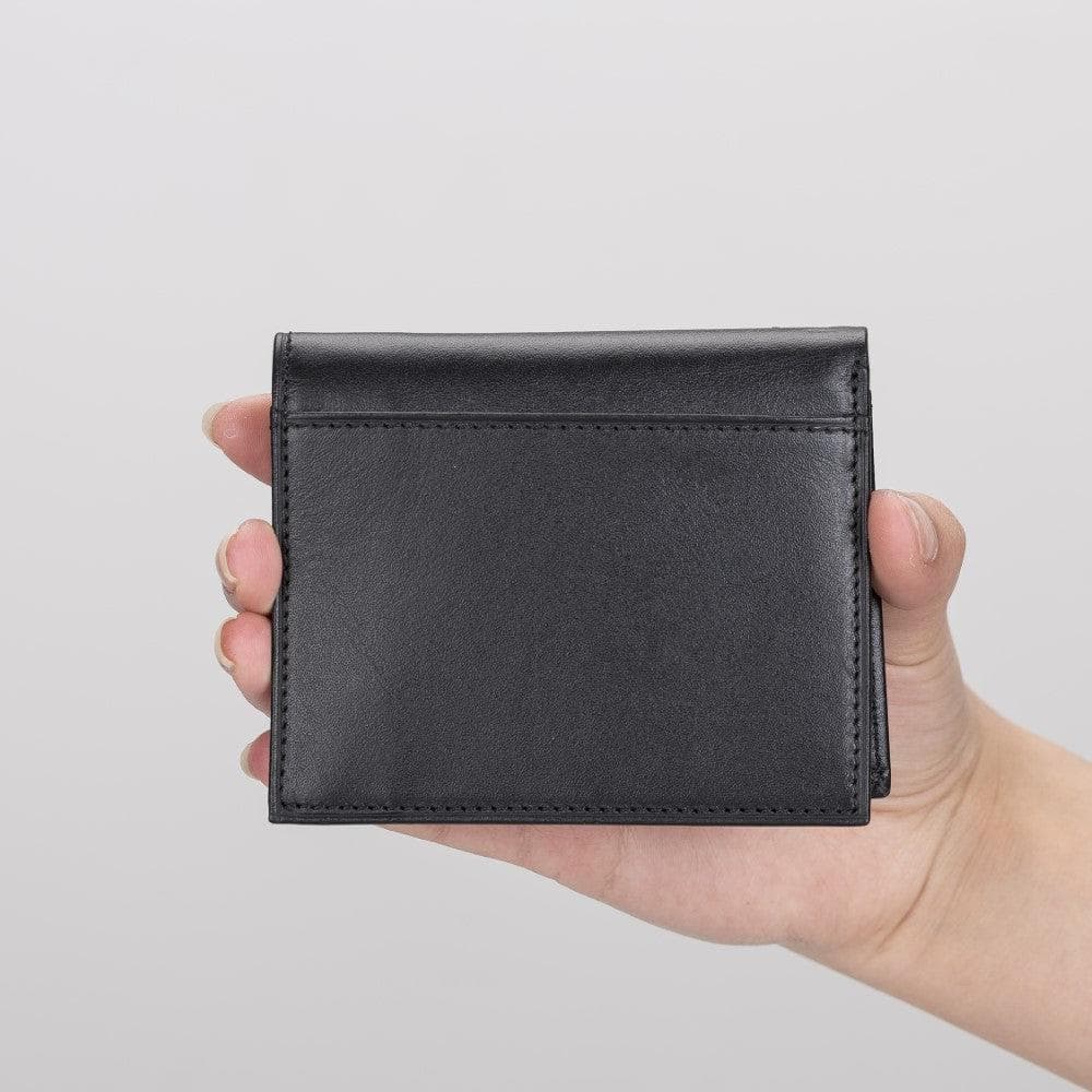 Leather Card Holder in Black