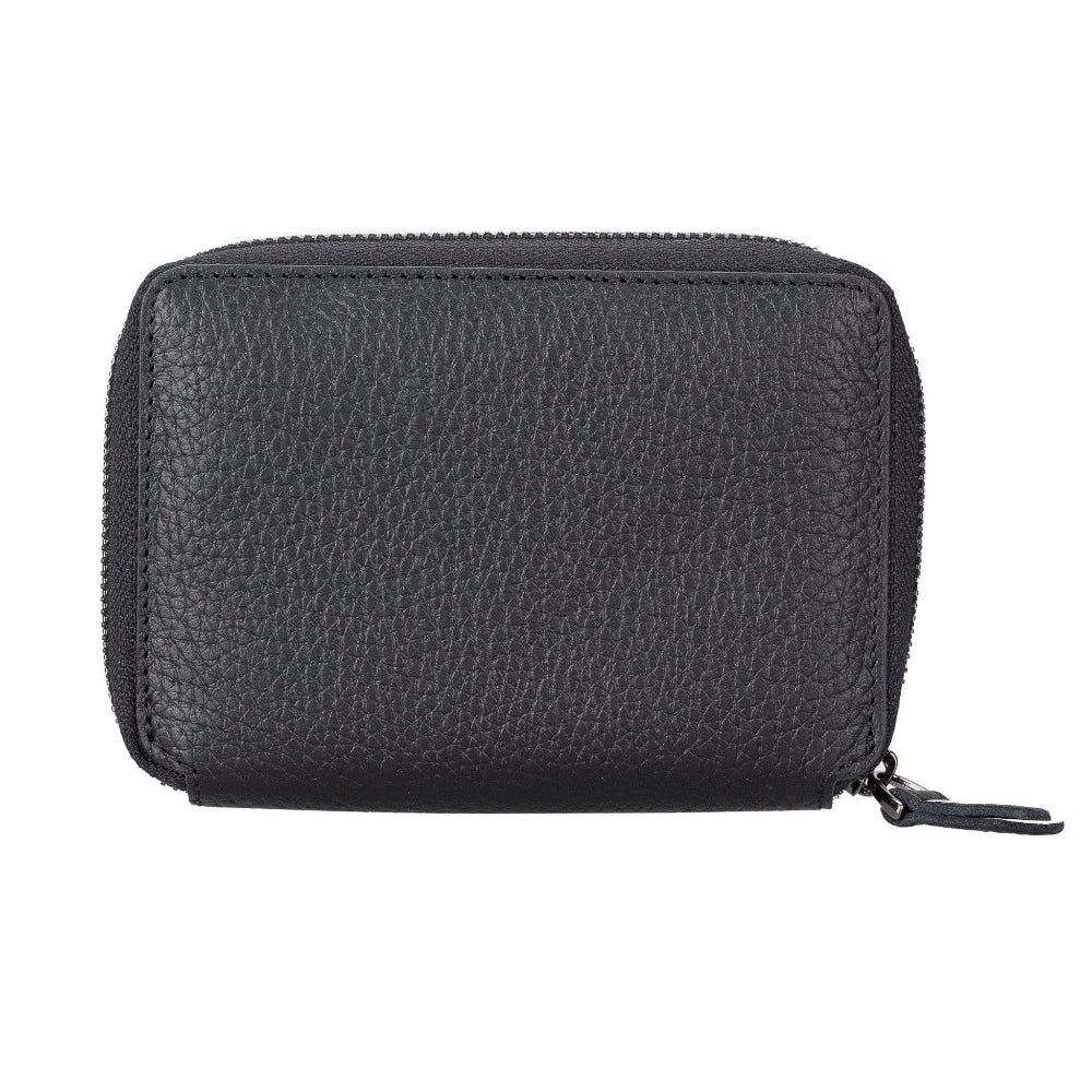 Leather Wallet in Shadow Black