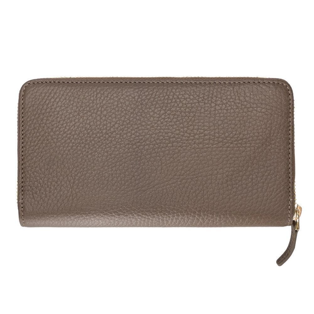 Women's Leather Wallet in Magenta