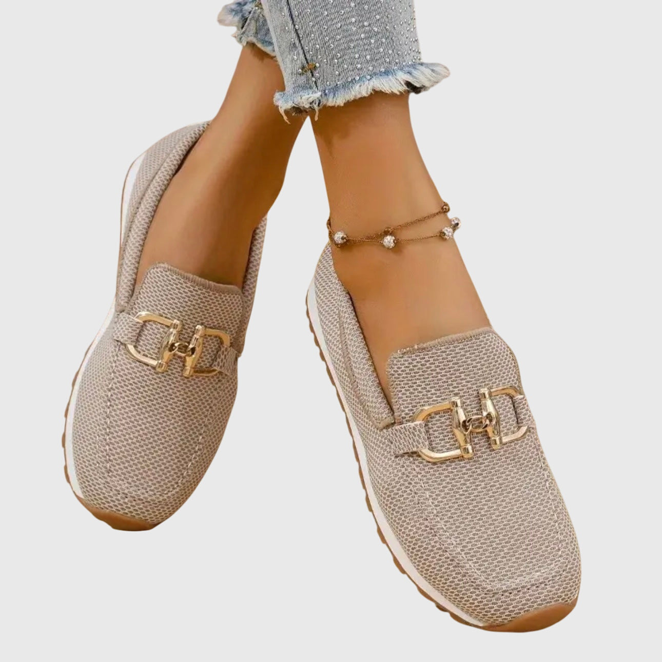 Women's Loafers - Orthopedic Loafers in White