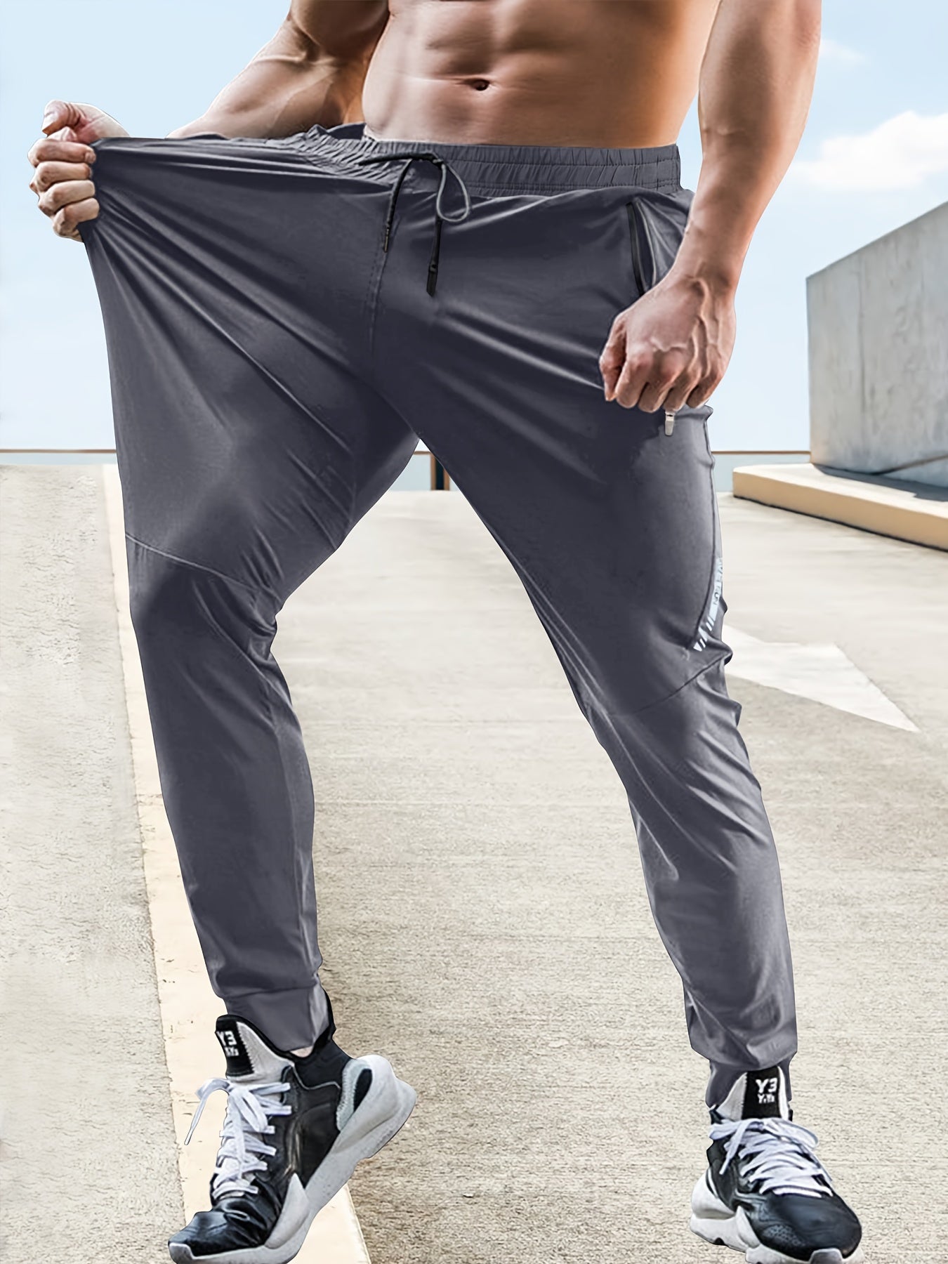 Men's High-Stretch Joggers - lifestyle view | SAINT DOR