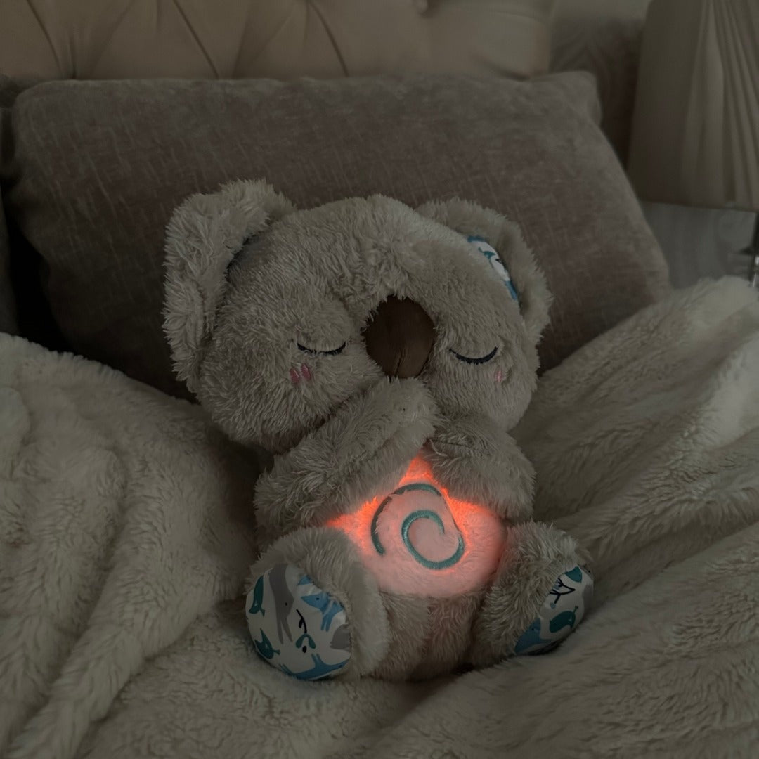 Breathing koala soft toy with a night light in its tummy - view 2
