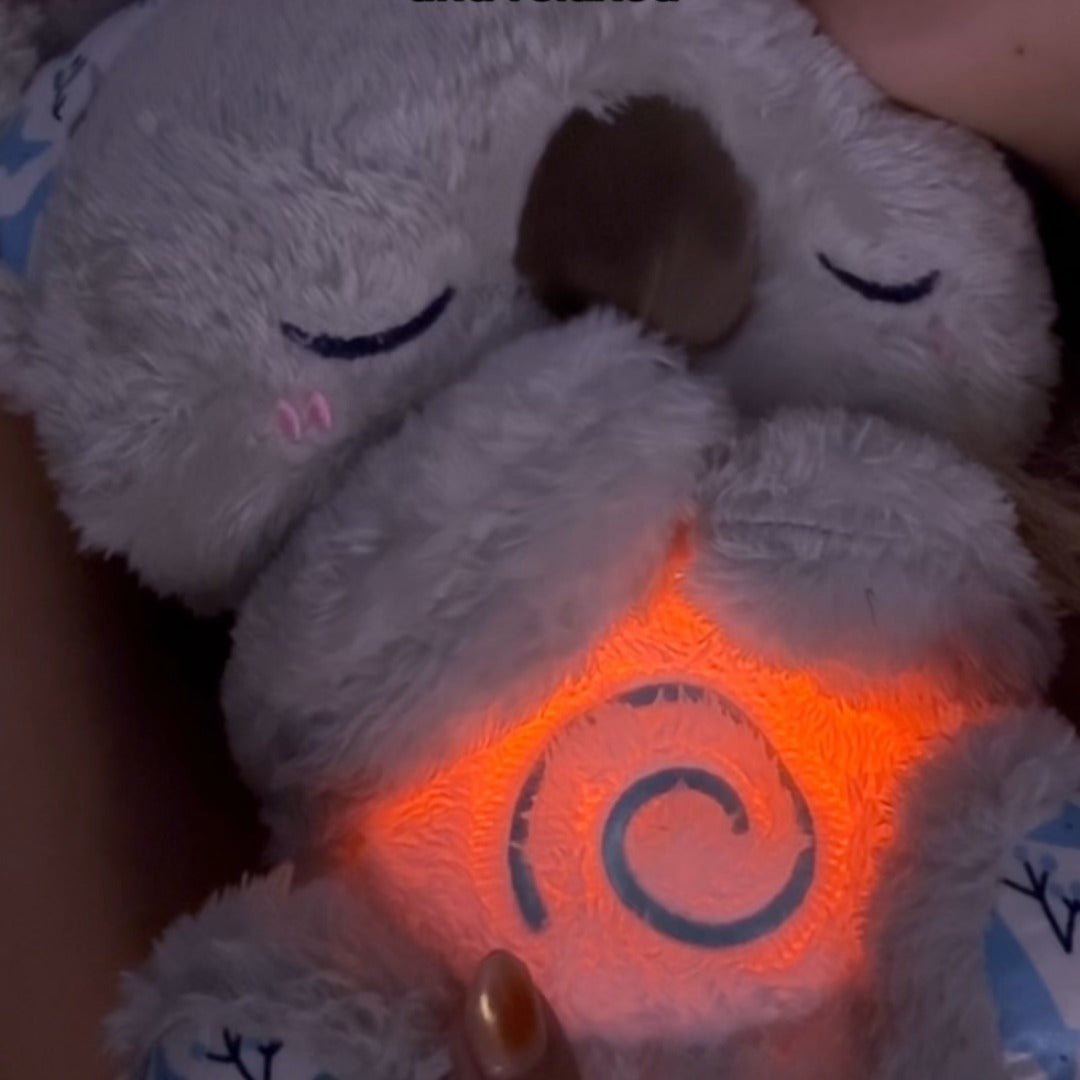 Breathing koala soft toy with a night light in its tummy - view 3