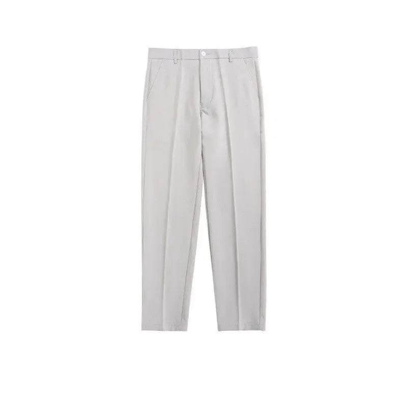 Men's Slim Fit Stretch Trousers - Extended Sizes - lifestyle view | SAINT DOR