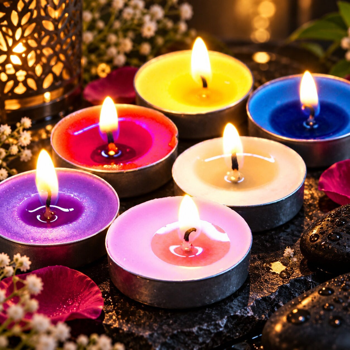 Citronella-scented tea lights in boxes of 50 - view 3