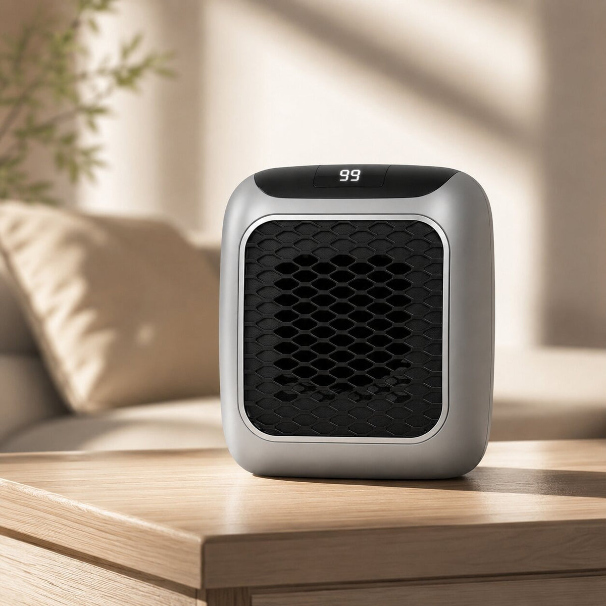 Compact plug-in heater with remote control - view 4