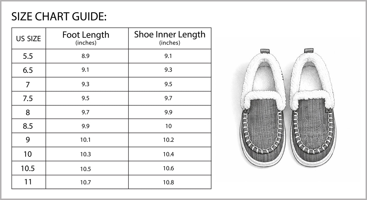 Fleece-lined slip-on shoes with a moccasin seam and a white cushioned sole