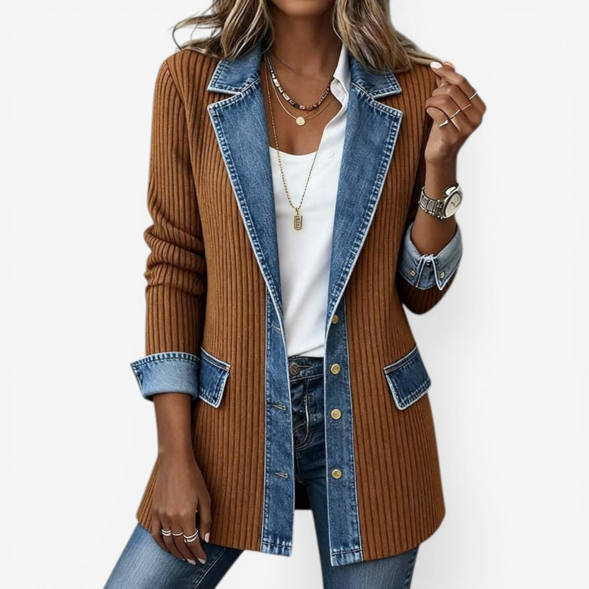 Women's Jacket in Camel