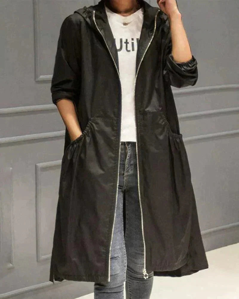 Women's Raincoat in Black