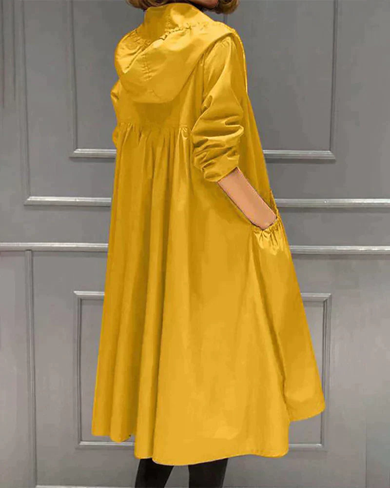 Women's Trench Coat in Yellow