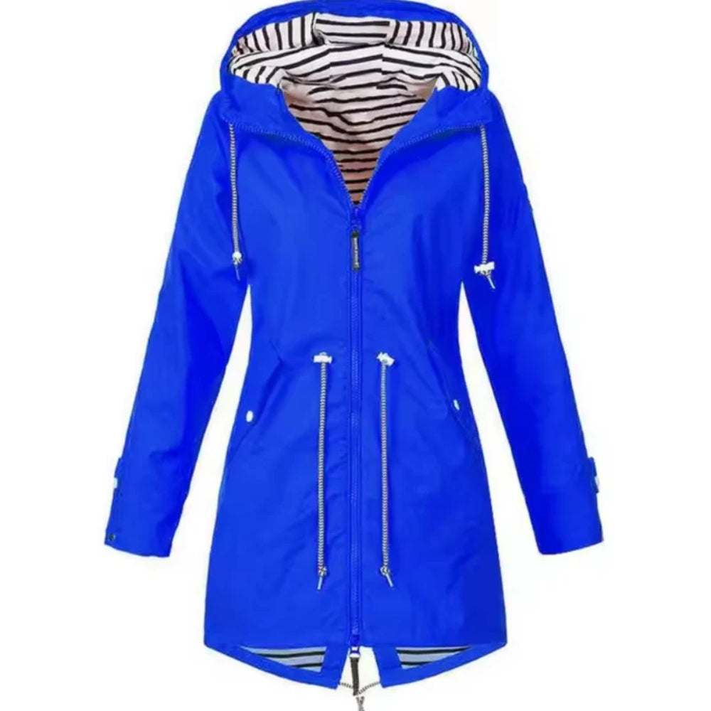 Women's Raincoat in Blue
