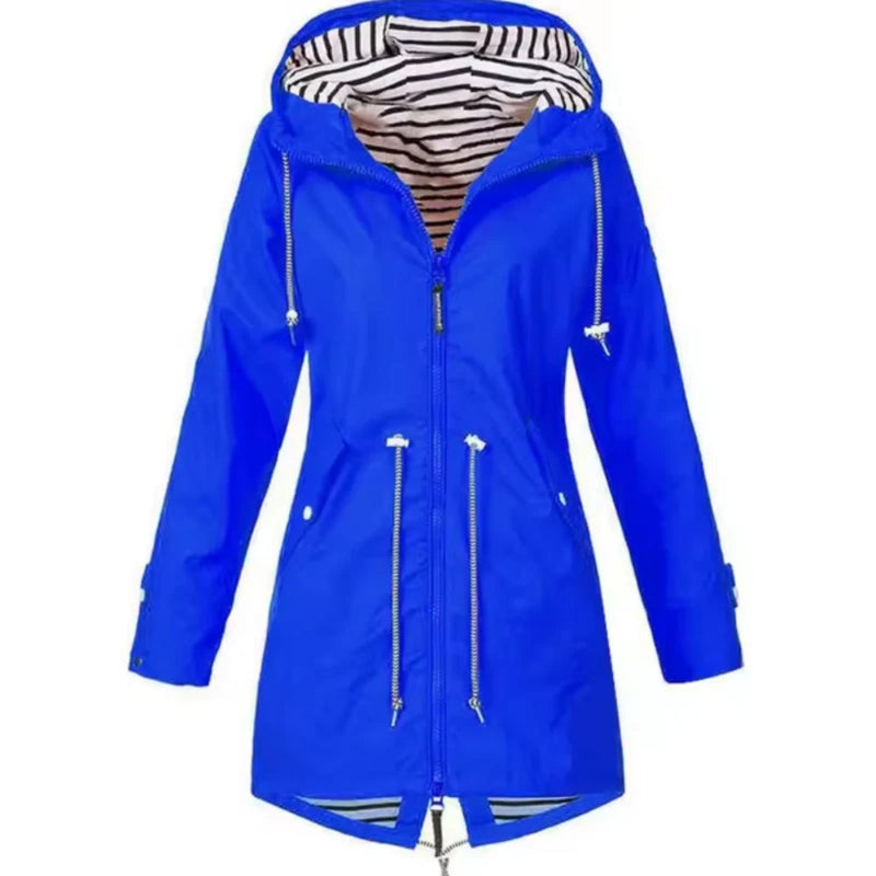 Women's Raincoat in Blue