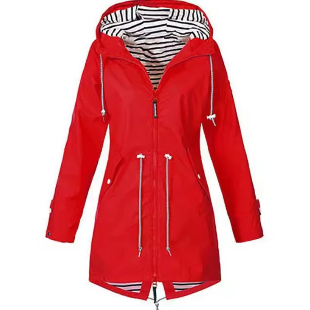Women's Raincoat in Red