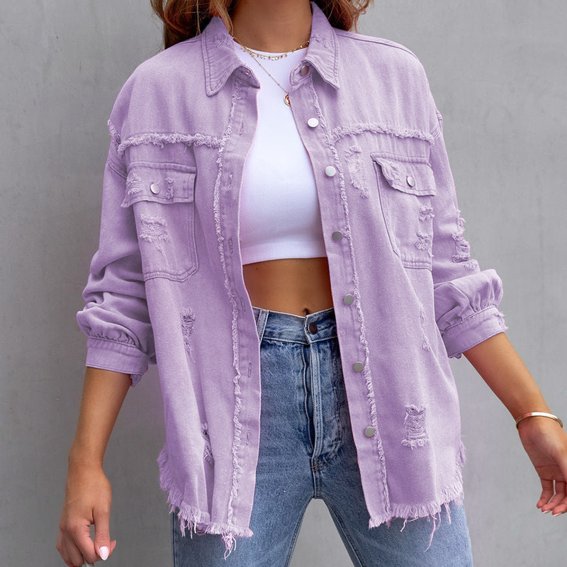 Women's Denim Jacket - oversized cut